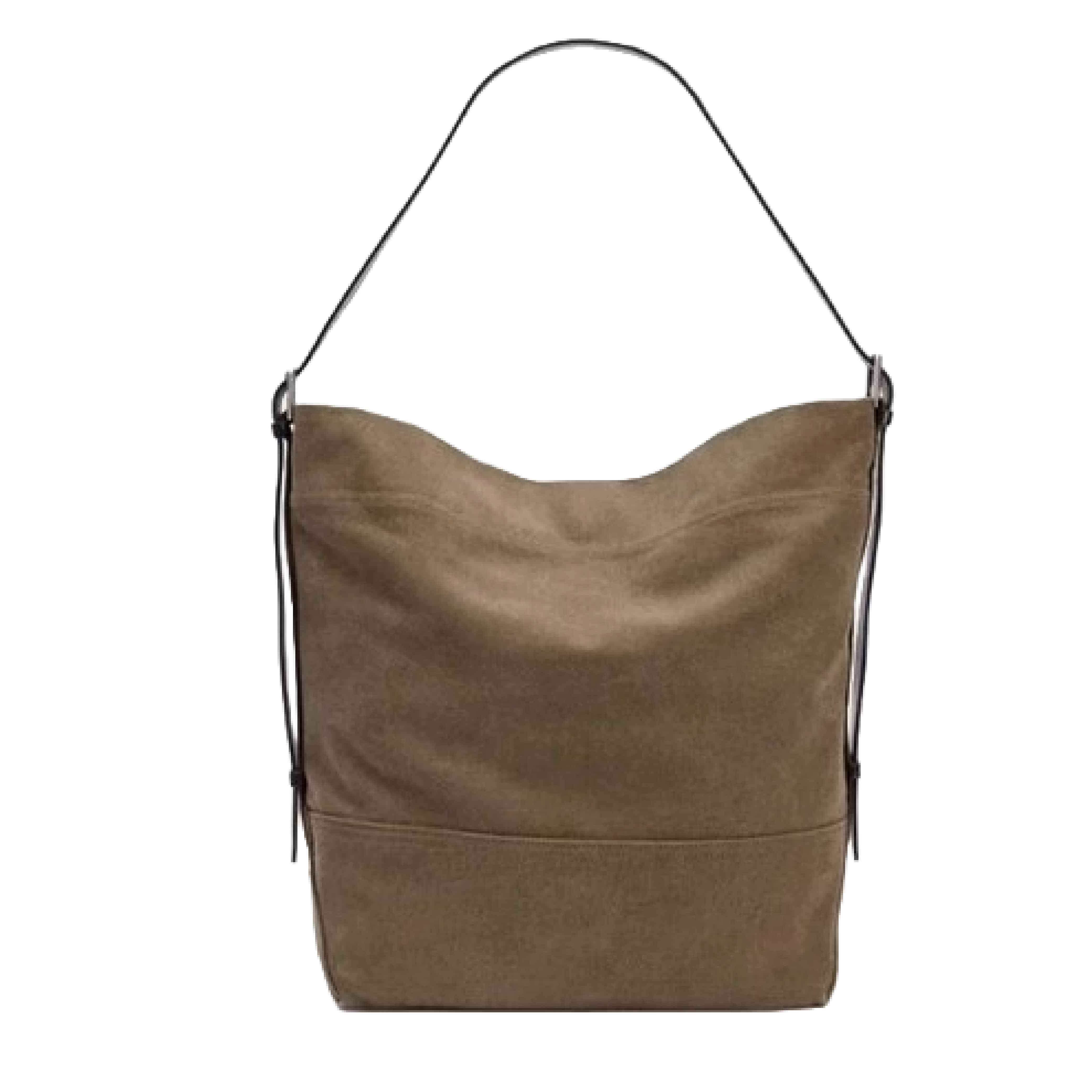 Suede Tote Bag