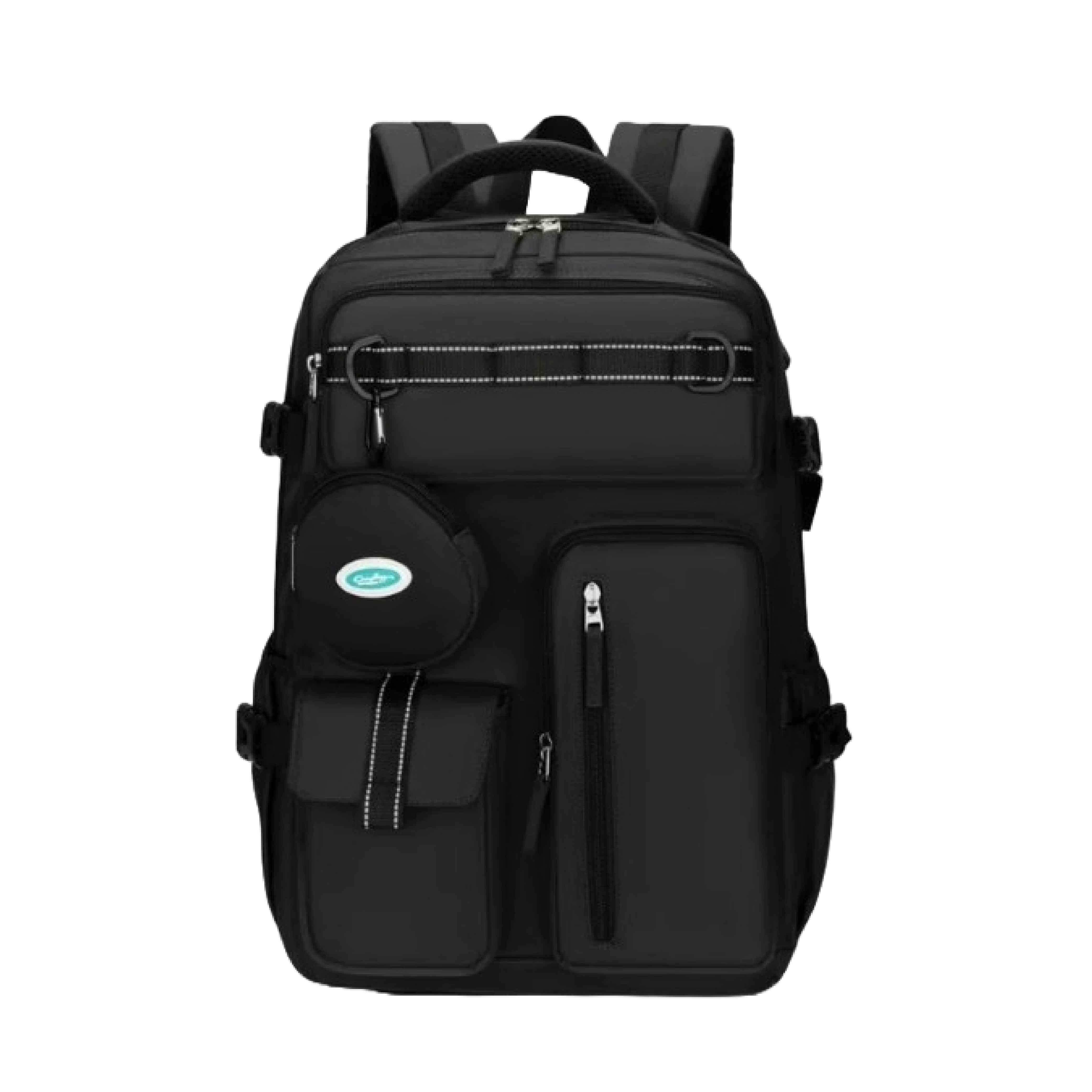Nylon Multi-Compartment Backpack