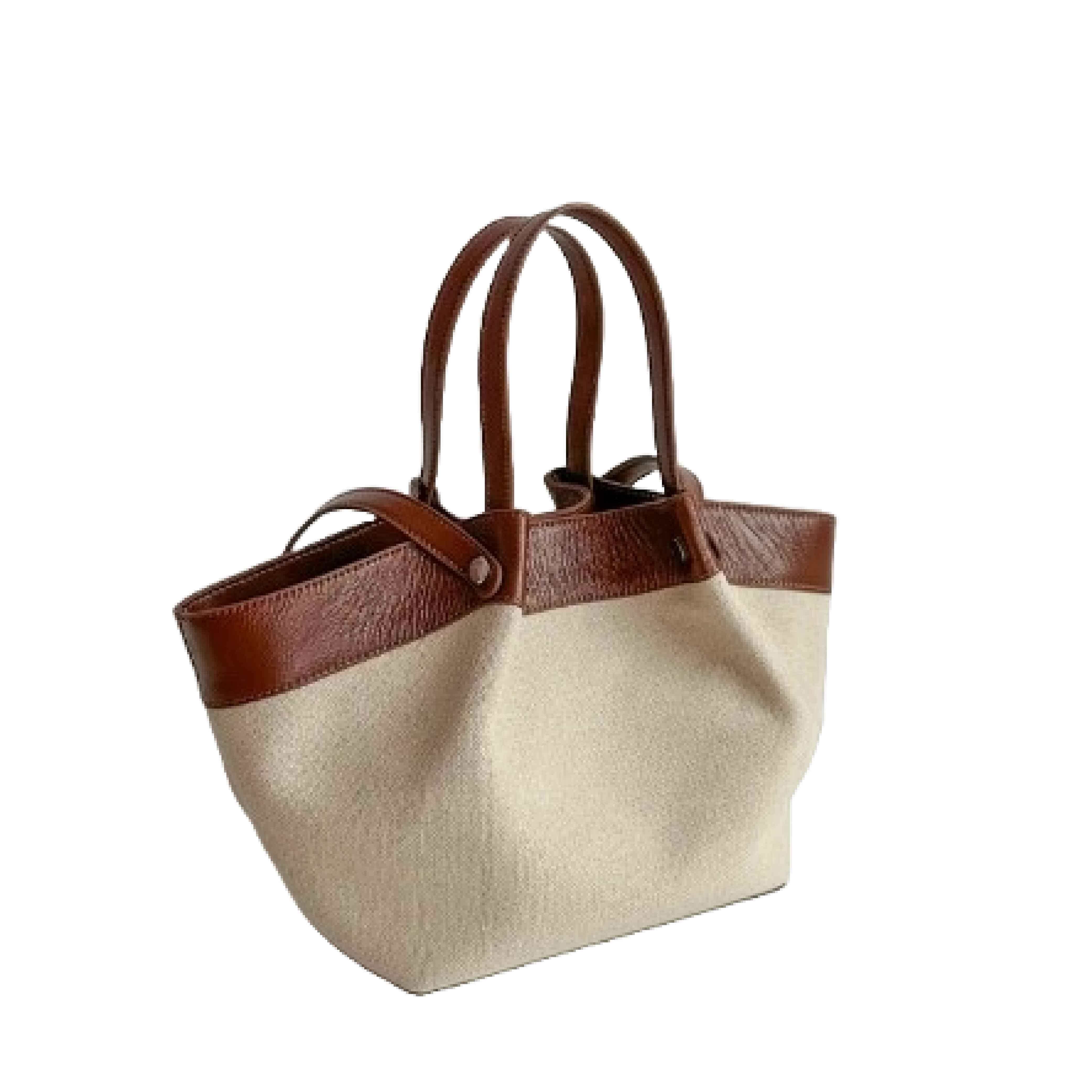 Wide Opening Tote Bag